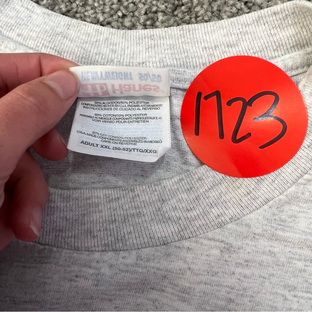 Vintage bike bash shirt mens 2XL gray Burlington inn ride‎ for charity biker y2k - Picture 8 of 11
